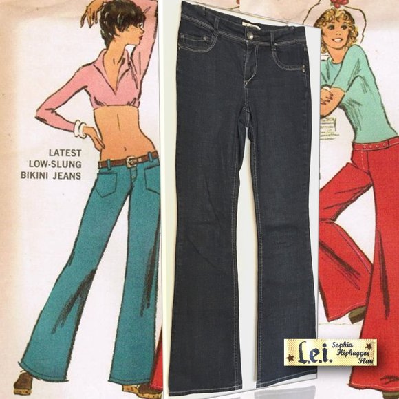 lei Denim - L.E.I. "Sophia Hiphugger Flair" Jeans  |  Size 3